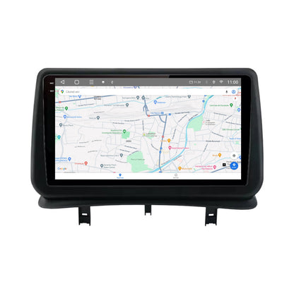Navigatie 2K HUB64 Renault Clio 3 (2005-2013), 8GB RAM, Android, Octacore, Slot Sim 4G, DSP, GPS, Wi-FI, Carplay, Android Auto, USB, Bluetooth, Waze, Touchscreen, 9.5 Inch