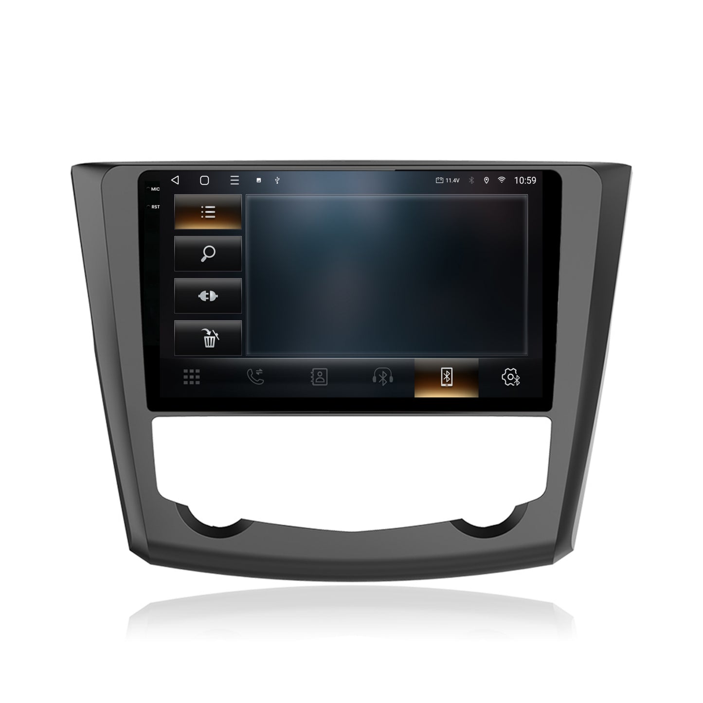 Navigatie 2K HUB64 Renault Kadjar, 8GB RAM, Android, Octacore, Slot Sim 4G, DSP, GPS, Wi-FI, Carplay, Android Auto, USB, Bluetooth, Waze, Touchscreen, 9.5 Inch