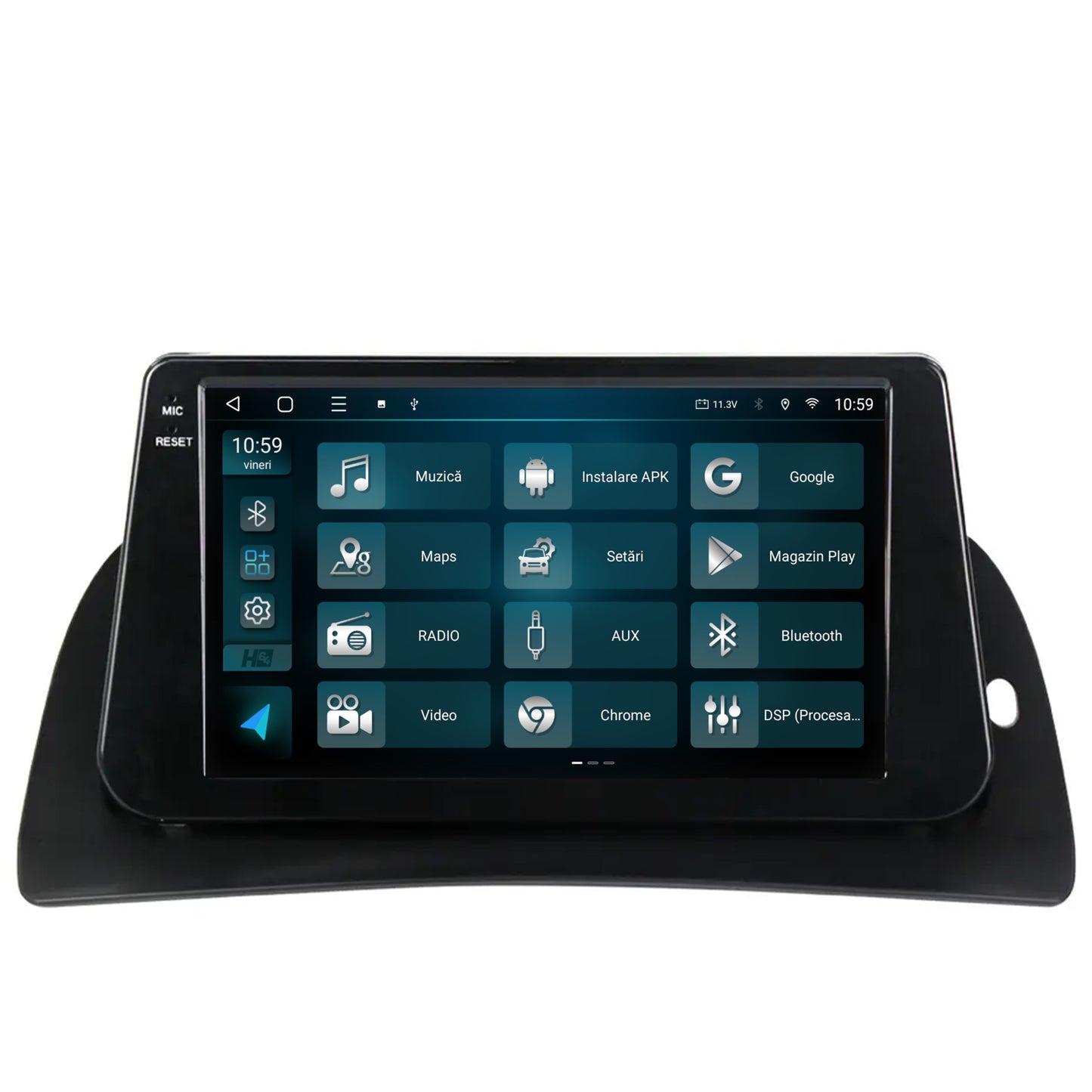 Navigatie 2K HUB64 Renault Kangoo (2015-2018),4GB RAM, Android, Octacore, Slot Sim 4G, DSP, GPS, Wi-FI, Carplay, Android Auto, USB, Bluetooth, Waze, Touchscreen, 9.5 Inch