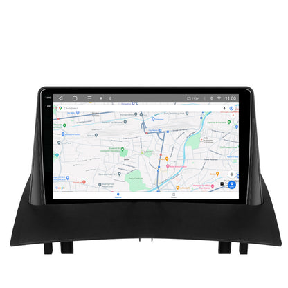 Navigatie 2K HUB64 Renault Megane 2 (2002-2009), 4GB RAM, Android, Octacore, Slot Sim 4G, DSP, GPS, Wi-FI, Carplay, Android Auto, USB, Bluetooth, Waze, Touchscreen, 9.5 Inch