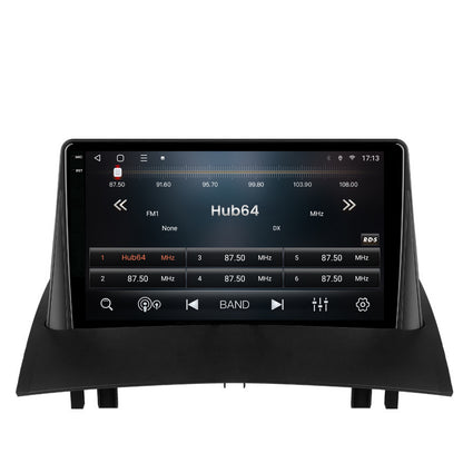 Navigatie 2K HUB64 Renault Megane 2 (2002-2009), 4GB RAM, Android, Octacore, Slot Sim 4G, DSP, GPS, Wi-FI, Carplay, Android Auto, USB, Bluetooth, Waze, Touchscreen, 9.5 Inch