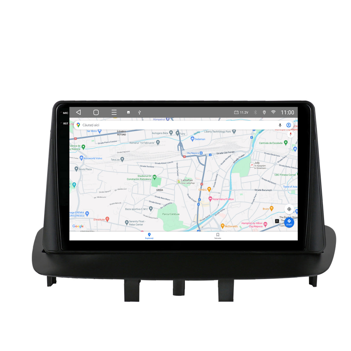Navigatie 2K HUB64 Renault Megane 3 / Fluence (2009-2016), 4GB RAM, Android, Octacore, Slot Sim 4G, DSP, GPS, Wi-FI, Carplay, Android Auto, USB, Bluetooth, Waze, Touchscreen, 9.5 Inch