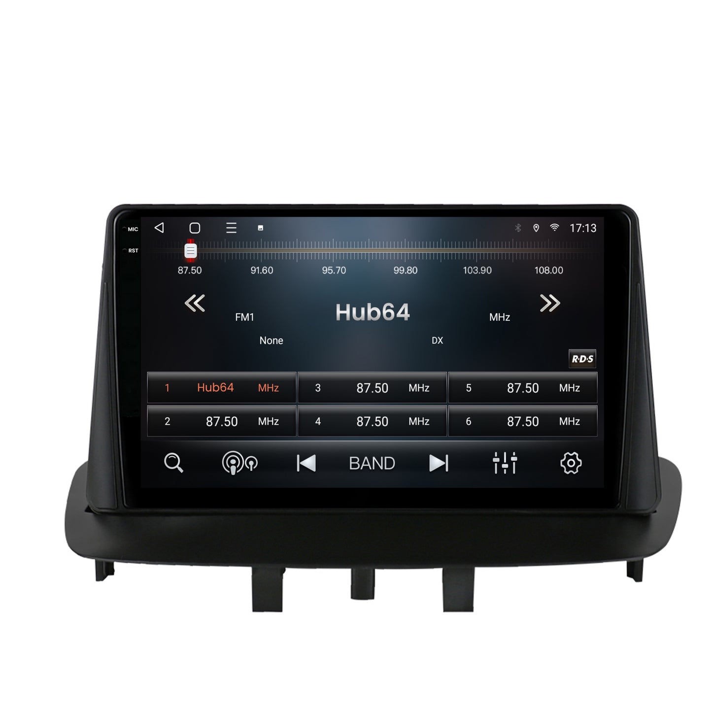 Navigatie 2K HUB64 Renault Megane 3 / Fluence (2009-2016), 8GB RAM, Android, Octacore, Slot Sim 4G, DSP, GPS, Wi-FI, Carplay, Android Auto, USB, Bluetooth, Waze, Touchscreen, 9.5 Inch