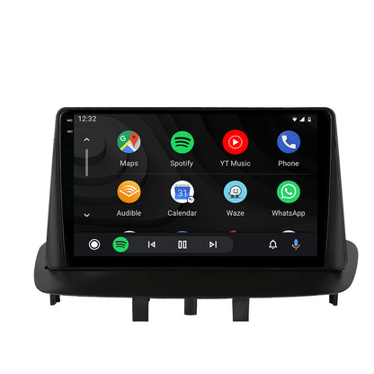 Navigatie 2K HUB64 Renault Megane 3 / Fluence (2009-2016), 8GB RAM, Android, Octacore, Slot Sim 4G, DSP, GPS, Wi-FI, Carplay, Android Auto, USB, Bluetooth, Waze, Touchscreen, 9.5 Inch