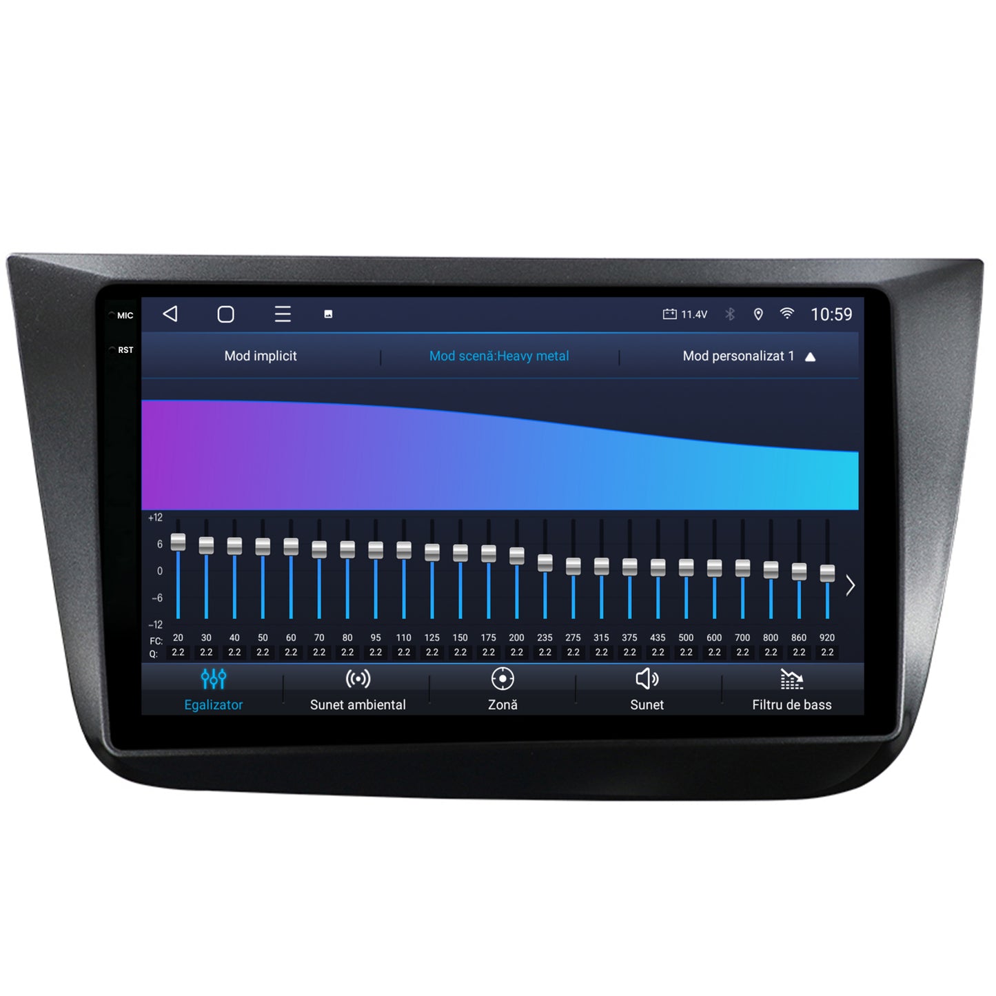 Navigatie 2K HUB64 Seat Altea/Toledo (2005-2012), 8GB RAM, Android, Octacore, Slot Sim 4G, DSP, GPS, Wi-FI, Carplay, Android Auto, USB, Bluetooth, Waze, Touchscreen, 9.5 Inch