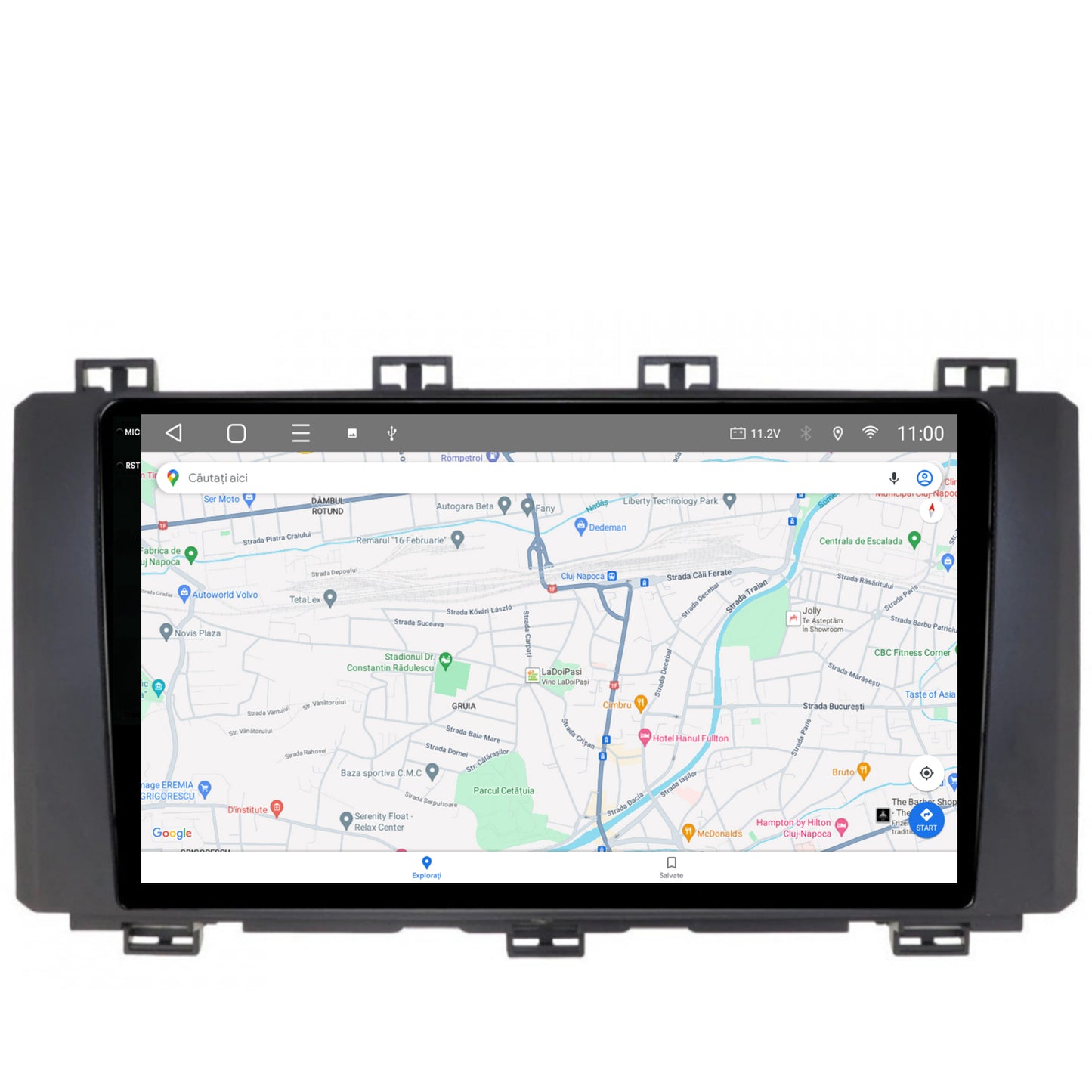 Navigatie 2K HUB64 Seat Ateca (2016-Prezent), 4GB RAM, Android, Octacore, Slot Sim 4G, DSP, GPS, Wi-FI, Carplay, Android Auto, USB, Bluetooth, Waze, Touchscreen, 9.5 Inch