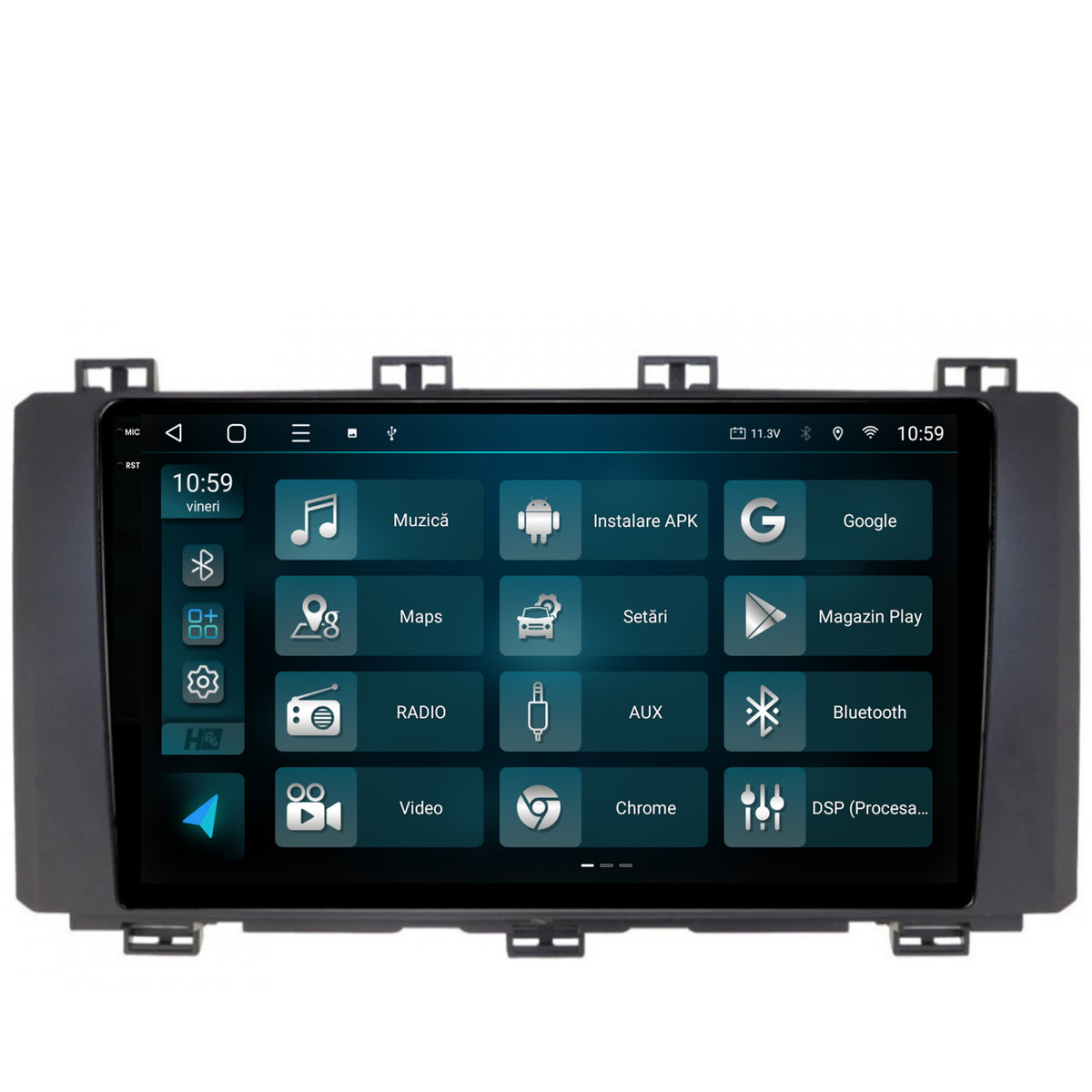 Navigatie 2K HUB64 Seat Ateca (2016-Prezent), 8GB RAM, Android, Octacore, Slot Sim 4G, DSP, GPS, Wi-FI, Carplay, Android Auto, USB, Bluetooth, Waze, Touchscreen, 9.5 Inch