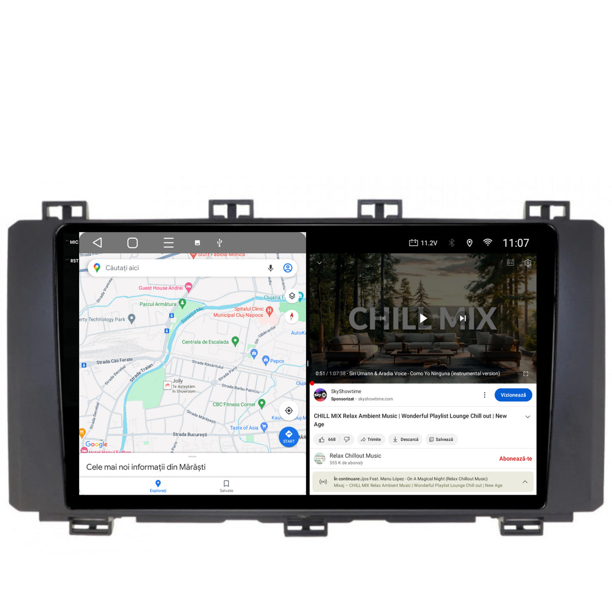 Navigatie 2K HUB64 Seat Ateca (2016-Prezent), 8GB RAM, Android, Octacore, Slot Sim 4G, DSP, GPS, Wi-FI, Carplay, Android Auto, USB, Bluetooth, Waze, Touchscreen, 9.5 Inch