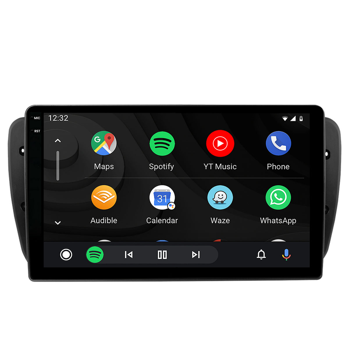 Navigatie 2K HUB64 Seat Ibiza (2009-2013), 8GB RAM, Android, Octacore, Slot Sim 4G, DSP, GPS, Wi-FI, Carplay, Android Auto, USB, Bluetooth, Waze, Touchscreen, 9.5 Inch