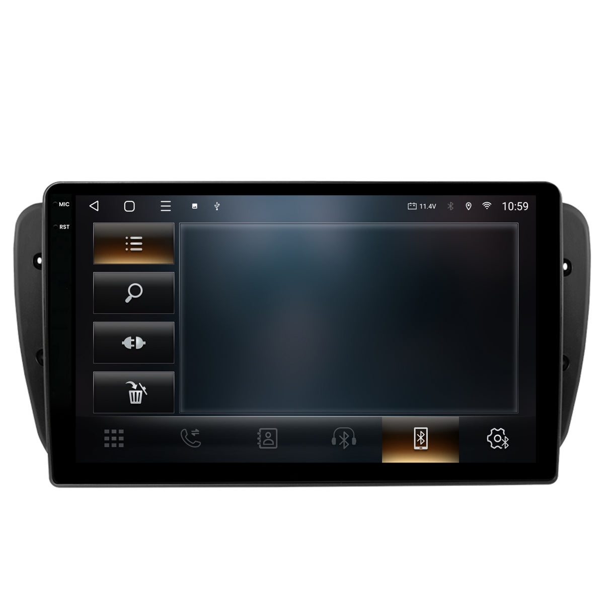 Navigatie 2K HUB64 Seat Ibiza (2009-2013), 8GB RAM, Android, Octacore, Slot Sim 4G, DSP, GPS, Wi-FI, Carplay, Android Auto, USB, Bluetooth, Waze, Touchscreen, 9.5 Inch
