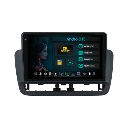 Navigatie 2K HUB64 Seat Ibiza IV (2014-2017), 4GB RAM, Android, Octacore, Slot Sim 4G, DSP, GPS, Wi-FI, Carplay, Android Auto, USB, Bluetooth, Waze, Touchscreen, 9.5 Inch