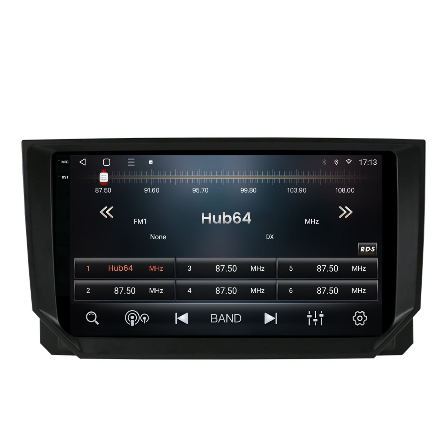 Navigatie 2K HUB64 Seat Ibiza / Arona (2017+), 4GB RAM, Android, Octacore, Slot Sim 4G, DSP, GPS, Wi-FI, Carplay, Android Auto, USB, Bluetooth, Waze, Touchscreen, 9.5 Inch