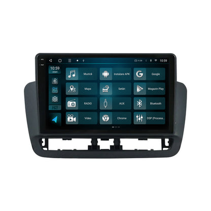 Navigatie 2K HUB64 Seat Ibiza IV (2014-2017), 4GB RAM, Android, Octacore, Slot Sim 4G, DSP, GPS, Wi-FI, Carplay, Android Auto, USB, Bluetooth, Waze, Touchscreen, 9.5 Inch
