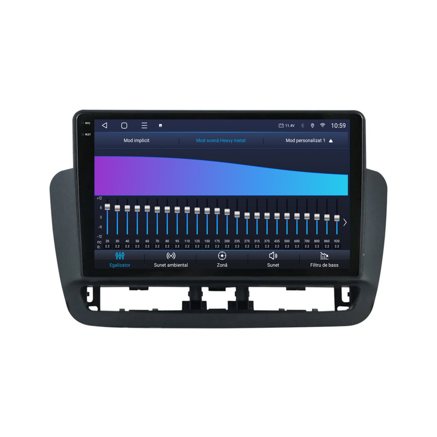 Navigatie 2K HUB64 Seat Ibiza IV (2014-2017), 8GB RAM, Android, Octacore, Slot Sim 4G, DSP, GPS, Wi-FI, Carplay, Android Auto, USB, Bluetooth, Waze, Touchscreen, 9.5 Inch