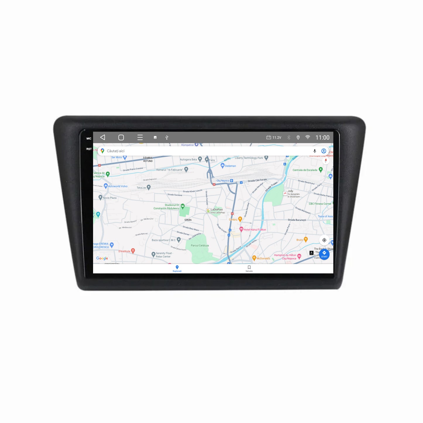 Navigatie 2K HUB64 Seat Toledo / Skoda Rapid (2012-2019), 4GB RAM, Android, Octacore, Slot Sim 4G, DSP, GPS, Wi-FI, Carplay, Android Auto, USB, Bluetooth, Waze, Touchscreen, 9.5 Inch