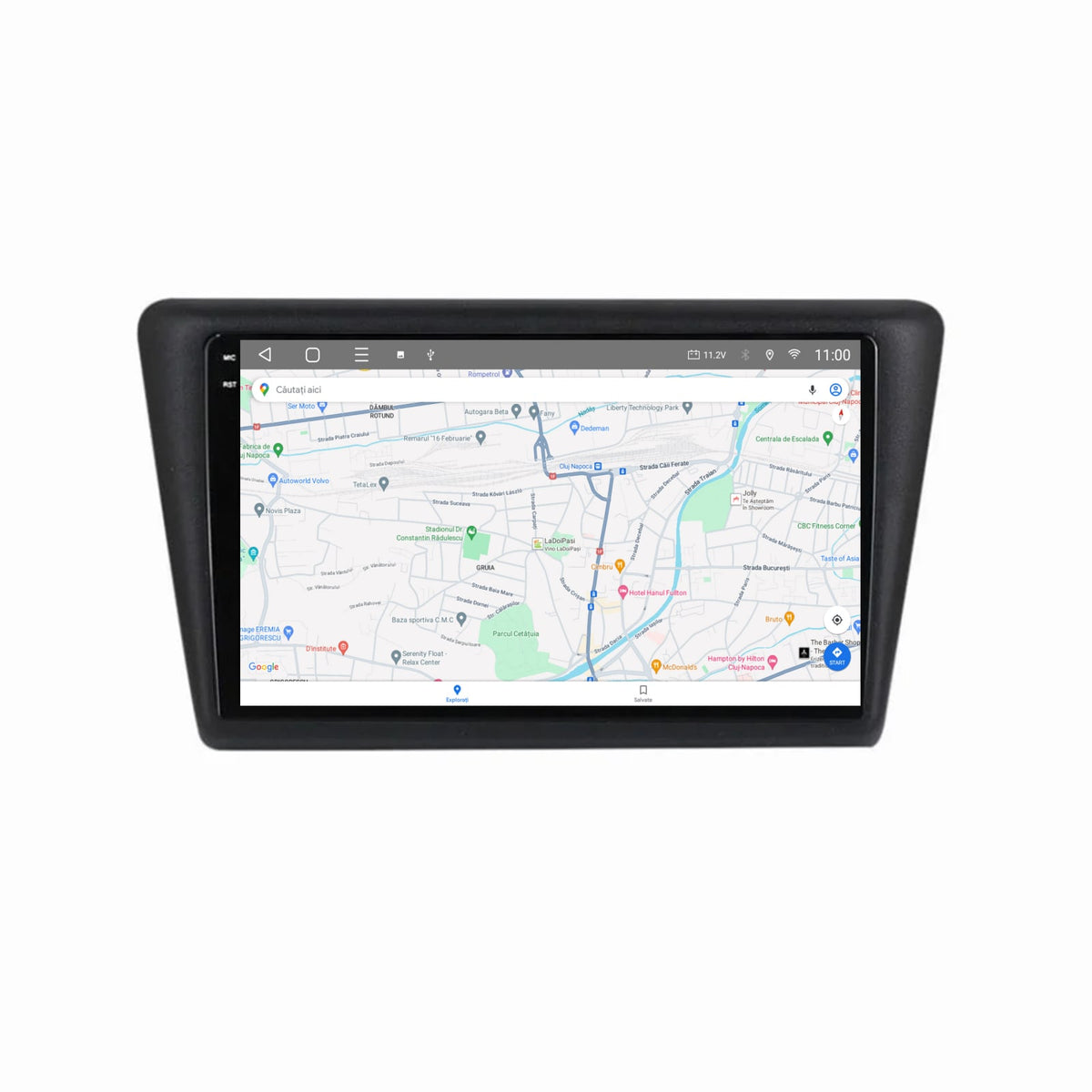 Navigatie 2K HUB64 Seat Toledo / Skoda Rapid (2012-2019), 8GB RAM, Android, Octacore, Slot Sim 4G, DSP, GPS, Wi-FI, Carplay, Android Auto, USB, Bluetooth, Waze, Touchscreen, 9.5 Inch