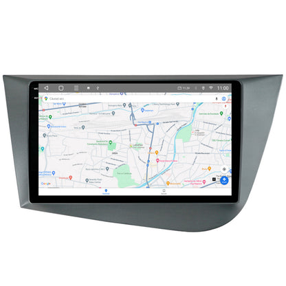 Navigatie 2K HUB64 Seat Leon (2005-2012), 8GB RAM, Android, Octacore, Slot Sim 4G, DSP, GPS, Wi-FI, Carplay, Android Auto, USB, Bluetooth, Waze, Touchscreen, 9.5 Inch