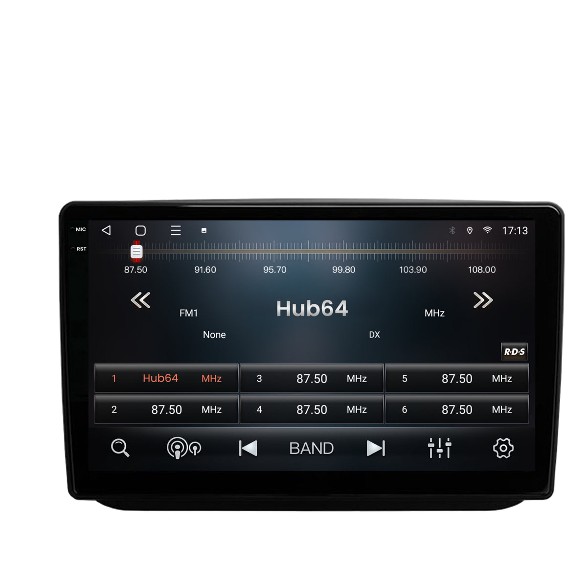 Navigatie 2K HUB64 Skoda Fabia (2007-2014), 4GB RAM, Android, Octacore, Slot Sim 4G, DSP, GPS, Wi-FI, Carplay, Android Auto, USB, Bluetooth, Waze, Touchscreen, 10.36 Inch