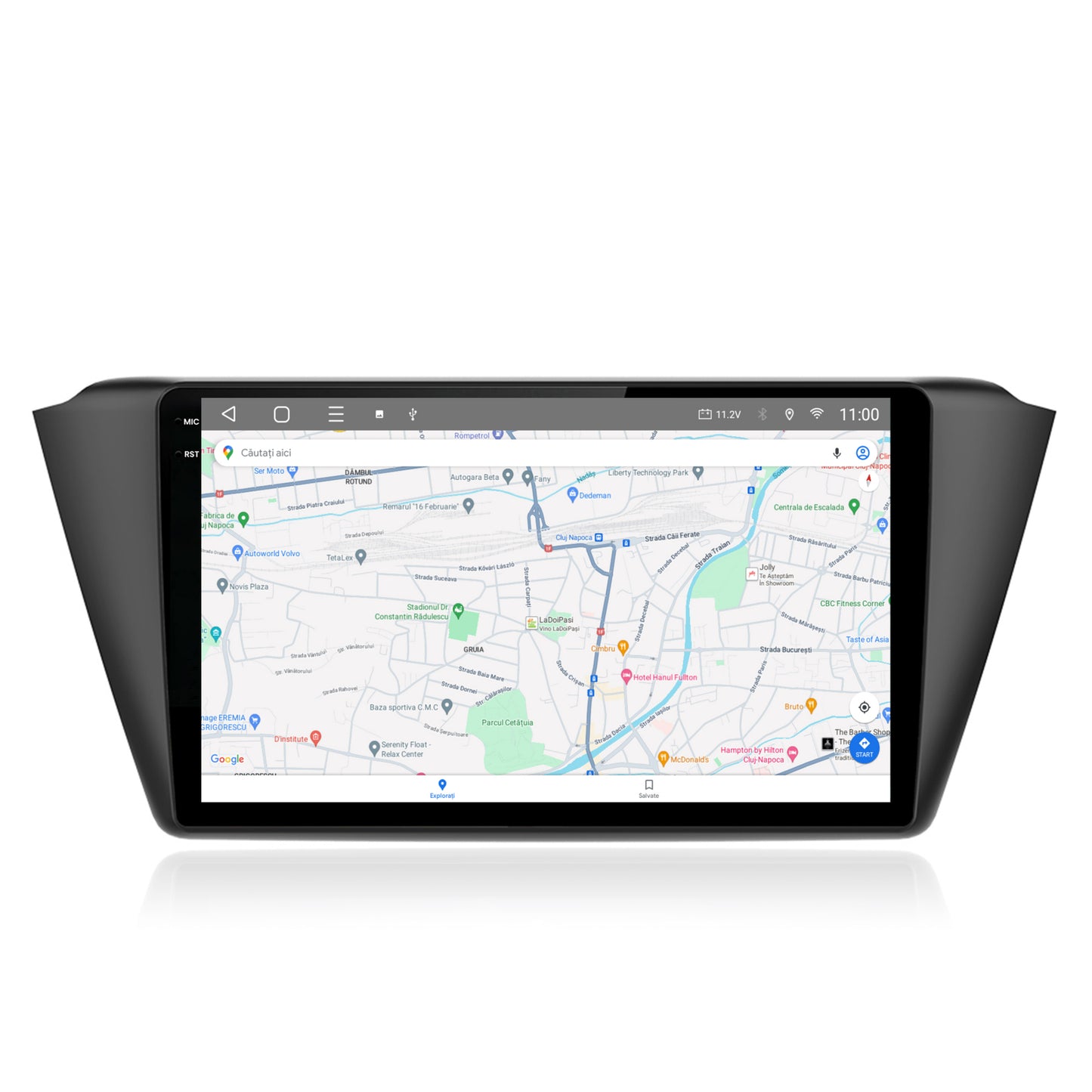 Navigatie 2K HUB64 Skoda Fabia (2015+), 8GB RAM, Android, Octacore, Slot Sim 4G, DSP, GPS, Wi-FI, Carplay, Android Auto, USB, Bluetooth, Waze, Touchscreen, 9.5 Inch