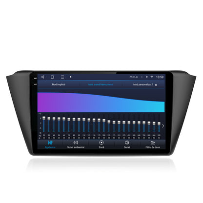 Navigatie 2K HUB64 Skoda Fabia (2015+), 8GB RAM, Android, Octacore, Slot Sim 4G, DSP, GPS, Wi-FI, Carplay, Android Auto, USB, Bluetooth, Waze, Touchscreen, 9.5 Inch