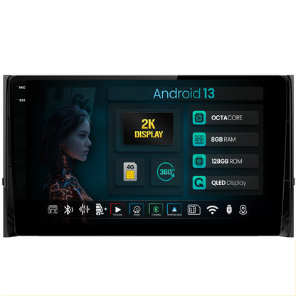 Navigatie 2K HUB64 Skoda Kodiaq, 8GB RAM, Android, Octacore, Slot Sim 4G, DSP, GPS, Wi-FI, Carplay, Android Auto, USB, Bluetooth, Waze, Touchscreen, 10.36 Inch
