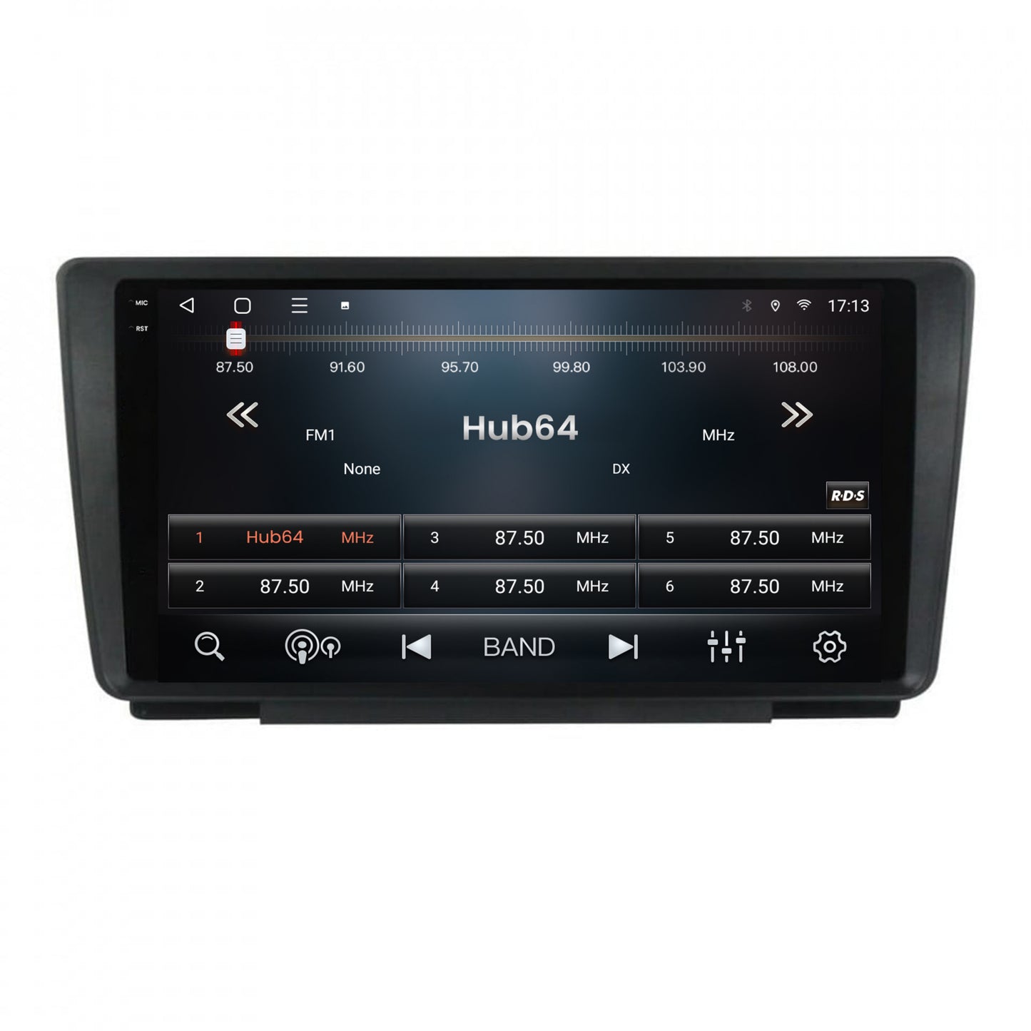 Navigatie 2K HUB64 Skoda Octavia 2, 4GB RAM, Android, Octacore, Slot Sim 4G, DSP, GPS, Wi-FI, Carplay, Android Auto, USB, Bluetooth, Waze, Touchscreen, 9.5 Inch