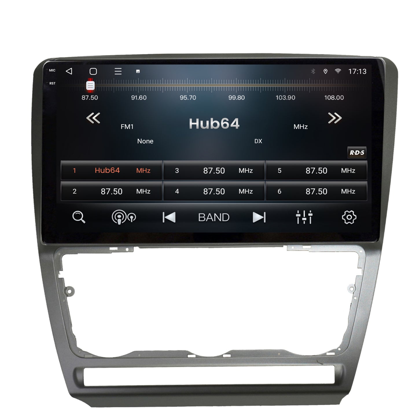 Navigatie 2K HUB64 Skoda Octavia 2, 4GB RAM, Android, Octacore, Slot Sim 4G, DSP, GPS, Wi-FI, Carplay, Android Auto, USB, Bluetooth, Waze, Touchscreen, 10.36 Inch