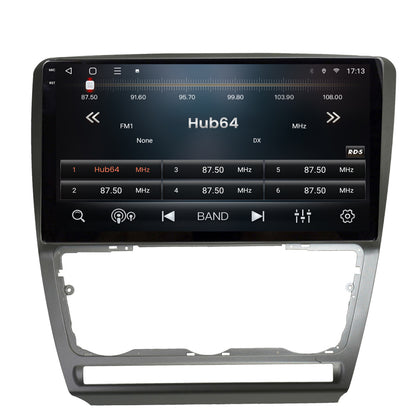 Navigatie 2K HUB64 Skoda Octavia 2, 4GB RAM, Android, Octacore, Slot Sim 4G, DSP, GPS, Wi-FI, Carplay, Android Auto, USB, Bluetooth, Waze, Touchscreen, 10.36 Inch