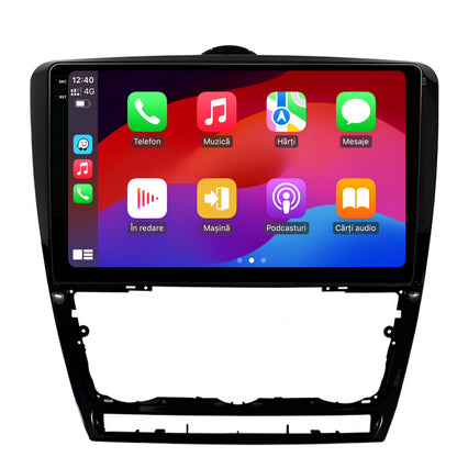 Navigatie 2K HUB64 Skoda Octavia 2, 4GB RAM, Android, Octacore, Slot Sim 4G, DSP, GPS, Wi-FI, Carplay, Android Auto, USB, Bluetooth, Waze, Touchscreen, 10.36 Inch