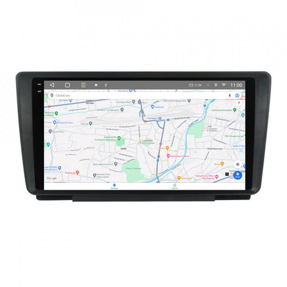 Navigatie 2K HUB64 Skoda Octavia 2, 4GB RAM, Android, Octacore, Slot Sim 4G, DSP, GPS, Wi-FI, Carplay, Android Auto, USB, Bluetooth, Waze, Touchscreen, 9.5 Inch
