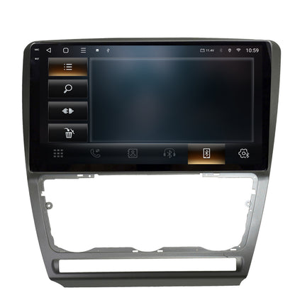Navigatie 2K HUB64 Skoda Octavia 2, 4GB RAM, Android, Octacore, Slot Sim 4G, DSP, GPS, Wi-FI, Carplay, Android Auto, USB, Bluetooth, Waze, Touchscreen, 10.36 Inch