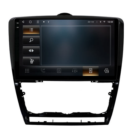 Navigatie 2K HUB64 Skoda Octavia 2, 8GB RAM, Android, Octacore, Slot Sim 4G, DSP, GPS, Wi-FI, Carplay, Android Auto, USB, Bluetooth, Waze, Touchscreen, 10.36 Inch