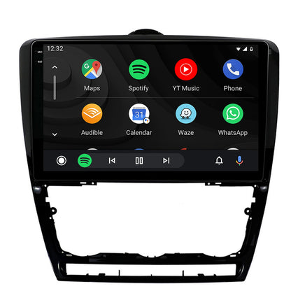 Navigatie 2K HUB64 Skoda Octavia 2, 8GB RAM, Android, Octacore, Slot Sim 4G, DSP, GPS, Wi-FI, Carplay, Android Auto, USB, Bluetooth, Waze, Touchscreen, 10.36 Inch