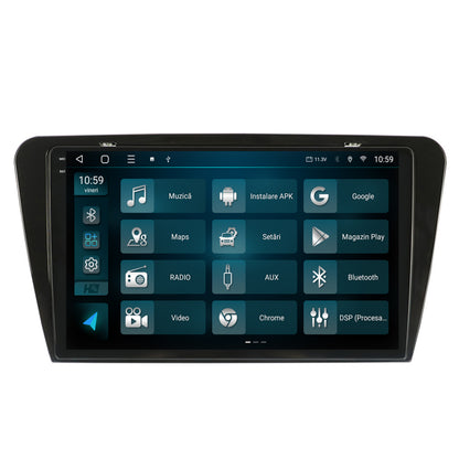 Navigatie 2K HUB64 Skoda Octavia 3 (2013-2018), 4GB RAM, Android, Octacore, Slot Sim 4G, DSP, GPS, Wi-FI, Carplay, Android Auto, USB, Bluetooth, Waze, Touchscreen, 10.36 Inch