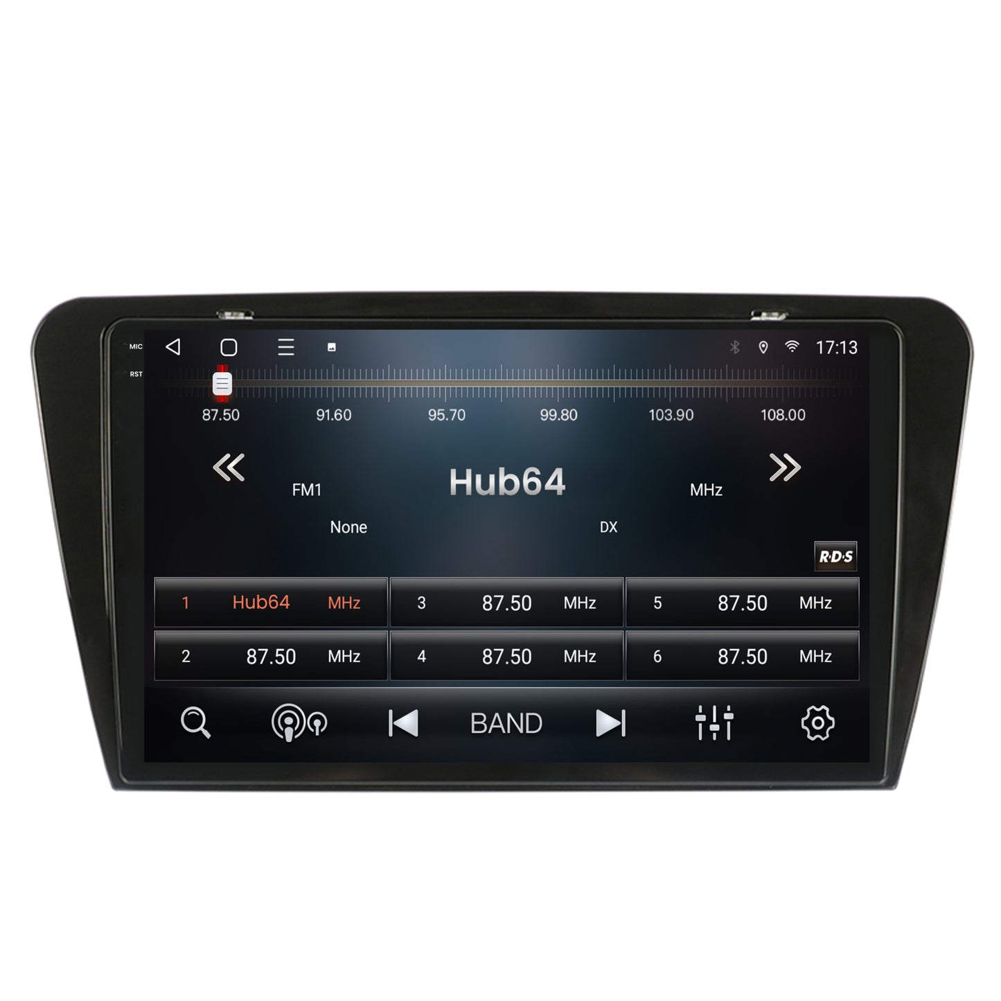 Navigatie 2K HUB64 Skoda Octavia 3 (2013-2018), 4GB RAM, Android, Octacore, Slot Sim 4G, DSP, GPS, Wi-FI, Carplay, Android Auto, USB, Bluetooth, Waze, Touchscreen, 10.36 Inch