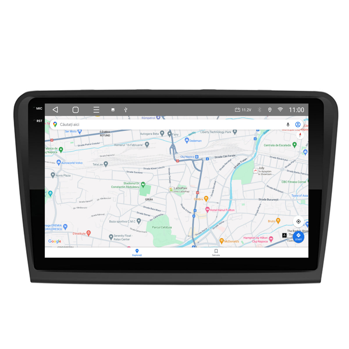 Navigatie 2K HUB64 Skoda Superb 2 (2008-2015), 4GB RAM, Android, Octacore, Slot Sim 4G, DSP, GPS, Wi-FI, Carplay, Android Auto, USB, Bluetooth, Waze, Touchscreen, 10.36 Inch