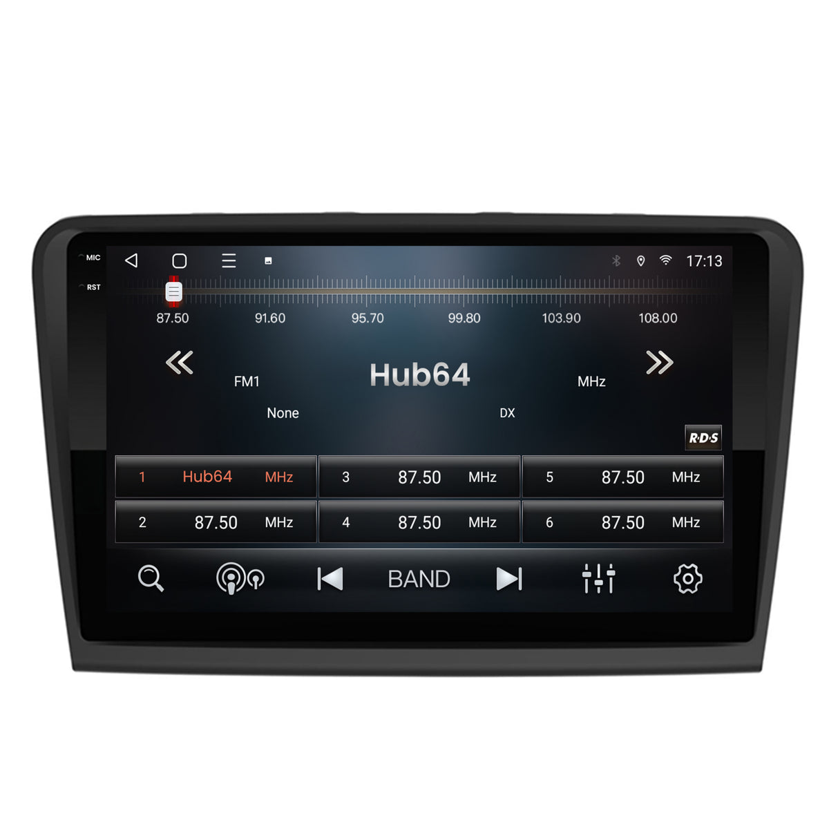 Navigatie 2K HUB64 Skoda Superb 2 (2008-2015), 4GB RAM, Android, Octacore, Slot Sim 4G, DSP, GPS, Wi-FI, Carplay, Android Auto, USB, Bluetooth, Waze, Touchscreen, 10.36 Inch