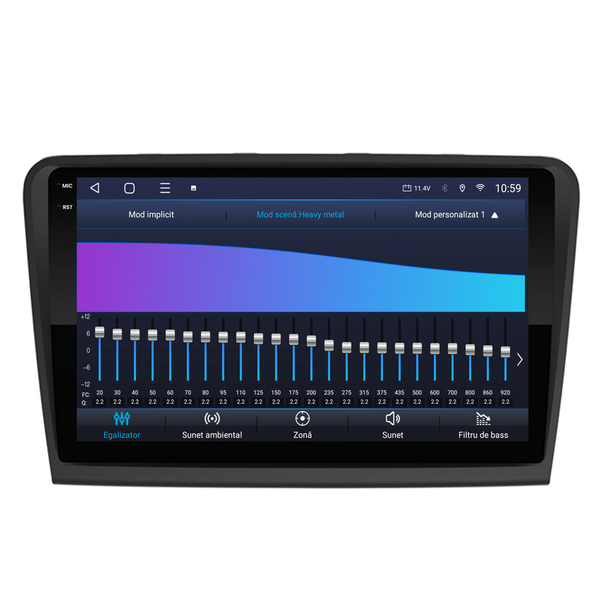 Navigatie 2K HUB64 Skoda Superb 2 (2008-2015), 4GB RAM, Android, Octacore, Slot Sim 4G, DSP, GPS, Wi-FI, Carplay, Android Auto, USB, Bluetooth, Waze, Touchscreen, 10.36 Inch