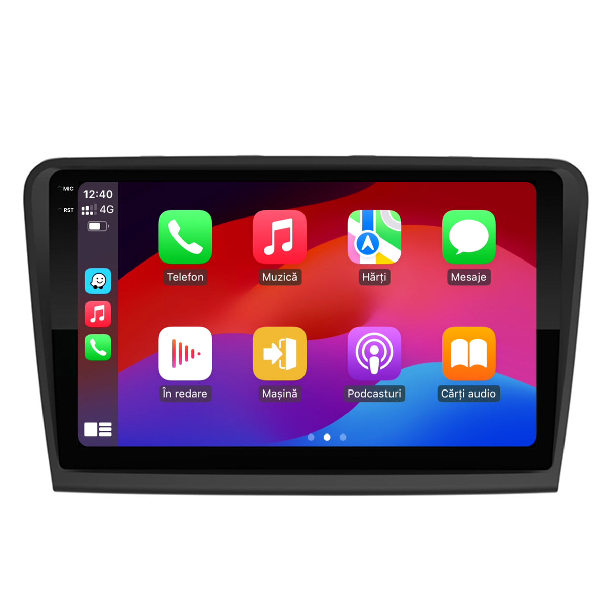 Navigatie 2K HUB64 Skoda Superb 2 (2008-2015), 4GB RAM, Android, Octacore, Slot Sim 4G, DSP, GPS, Wi-FI, Carplay, Android Auto, USB, Bluetooth, Waze, Touchscreen, 10.36 Inch