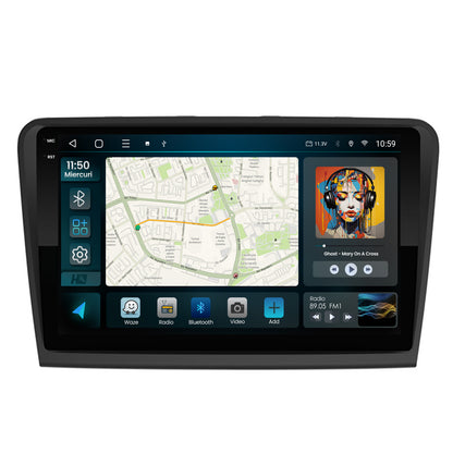 Navigatie 2K HUB64 Skoda Superb 2 (2008-2015), 8GB RAM, Android, Octacore, Slot Sim 4G, DSP, GPS, Wi-FI, Carplay, Android Auto, USB, Bluetooth, Waze, Touchscreen, 10.36 Inch