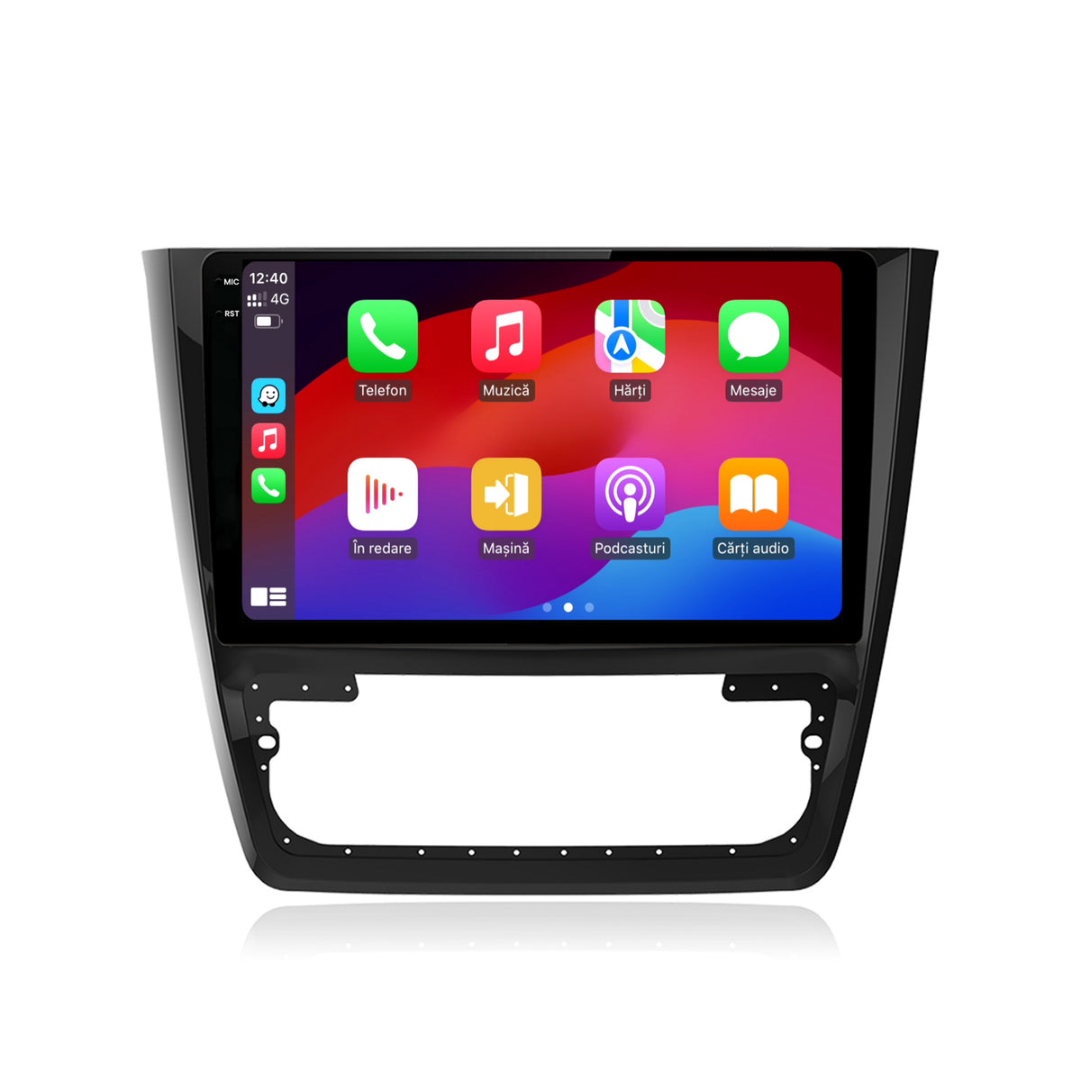 Navigatie 2K HUB64 Skoda Yeti, 8GB RAM, Android, Octacore, Slot Sim 4G, DSP, GPS, Wi-FI, Carplay, Android Auto, USB, Bluetooth, Waze, Touchscreen, 10.36 Inch