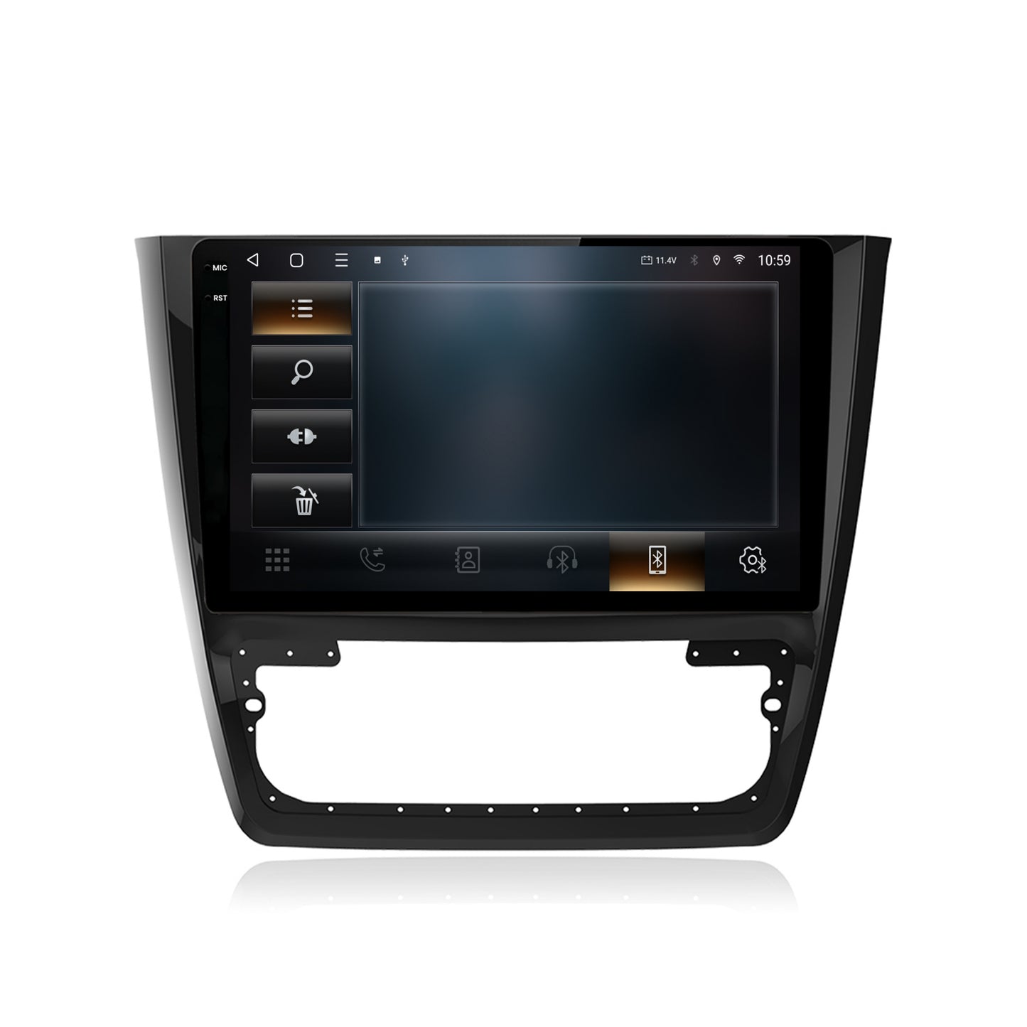 Navigatie 2K HUB64 Skoda Yeti, 8GB RAM, Android, Octacore, Slot Sim 4G, DSP, GPS, Wi-FI, Carplay, Android Auto, USB, Bluetooth, Waze, Touchscreen, 10.36 Inch