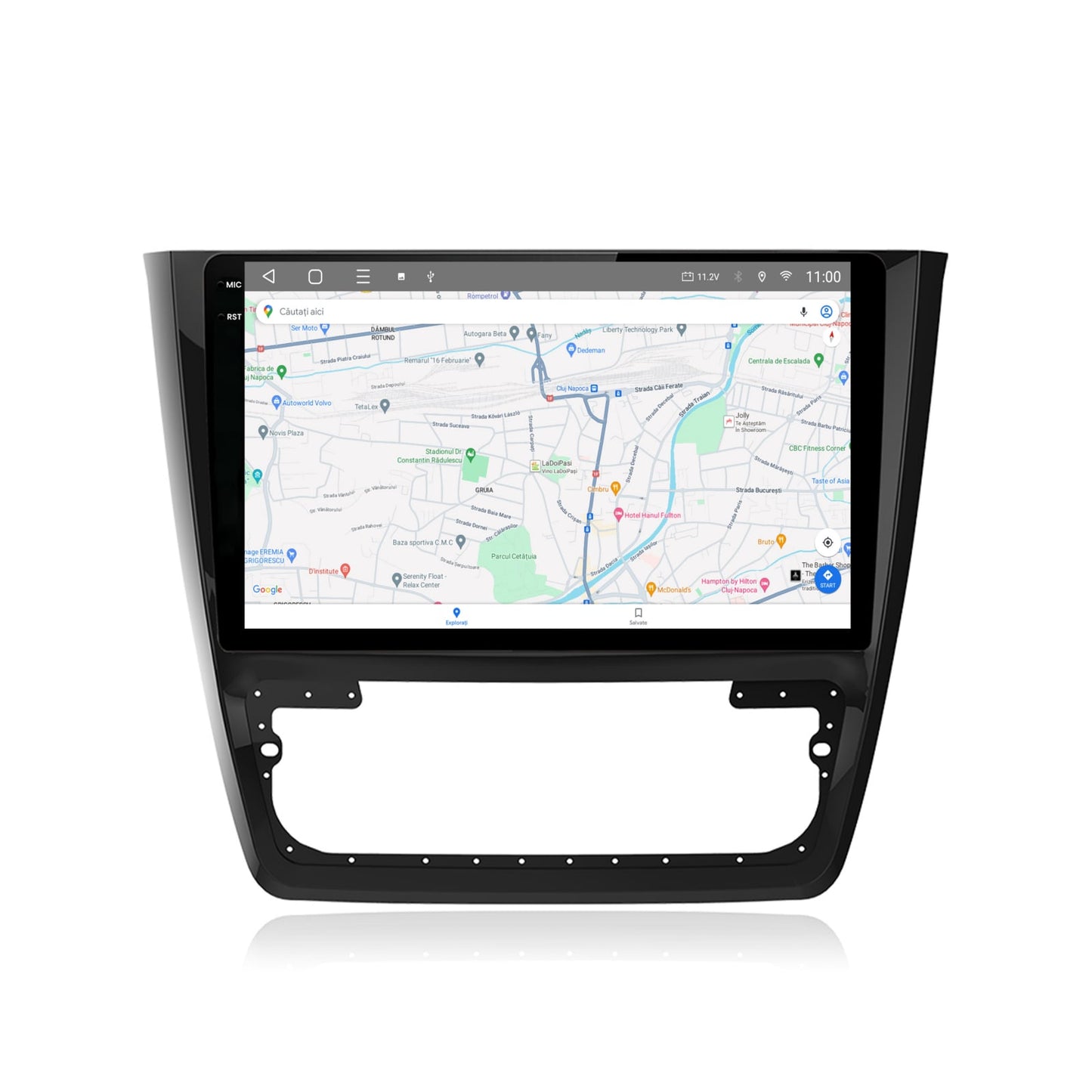 Navigatie 2K HUB64 Skoda Yeti, 8GB RAM, Android, Octacore, Slot Sim 4G, DSP, GPS, Wi-FI, Carplay, Android Auto, USB, Bluetooth, Waze, Touchscreen, 10.36 Inch