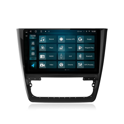 Navigatie 2K HUB64 Skoda Yeti, 8GB RAM, Android, Octacore, Slot Sim 4G, DSP, GPS, Wi-FI, Carplay, Android Auto, USB, Bluetooth, Waze, Touchscreen, 10.36 Inch