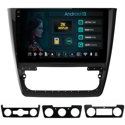 Navigatie 2K HUB64 Skoda Yeti, 8GB RAM, Android, Octacore, Slot Sim 4G, DSP, GPS, Wi-FI, Carplay, Android Auto, USB, Bluetooth, Waze, Touchscreen, 10.36 Inch