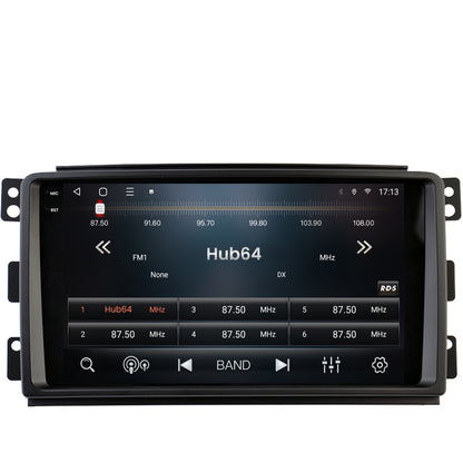 Navigatie 2K HUB64 Smart For Two (2007-2010), 4GB RAM, Android, Octacore, Slot Sim 4G, DSP, GPS, Wi-FI, Carplay, Android Auto, USB, Bluetooth, Waze, Touchscreen, 9.5 Inch