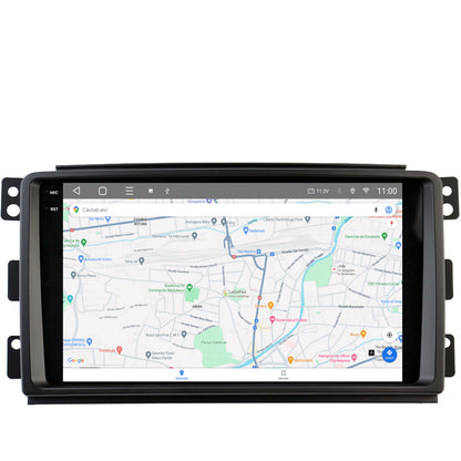 Navigatie 2K HUB64 Smart For Two (2007-2010), 8GB RAM, Android, Octacore, Slot Sim 4G, DSP, GPS, Wi-FI, Carplay, Android Auto, USB, Bluetooth, Waze, Touchscreen, 9.5 Inch