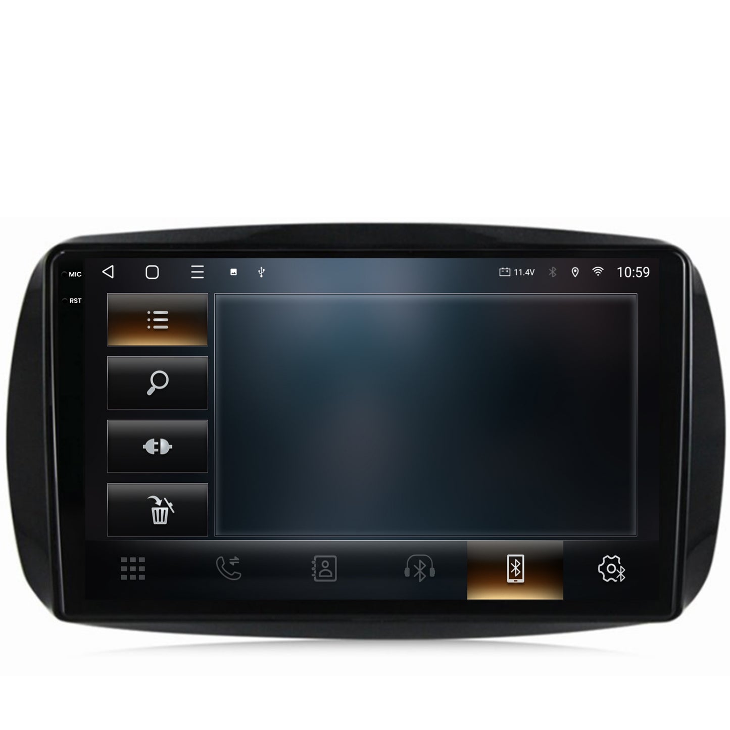 Navigatie 2K HUB64 Smart For Two (2016-Prezent), 4GB RAM, Android, Octacore, Slot Sim 4G, DSP, GPS, Wi-FI, Carplay, Android Auto, USB, Bluetooth, Waze, Touchscreen, 9.5 Inch