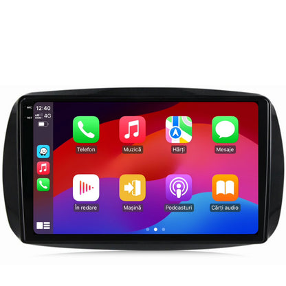 Navigatie 2K HUB64 Smart For Two (2016-Prezent), 8GB RAM, Android, Octacore, Slot Sim 4G, DSP, GPS, Wi-FI, Carplay, Android Auto, USB, Bluetooth, Waze, Touchscreen, 9.5 Inch