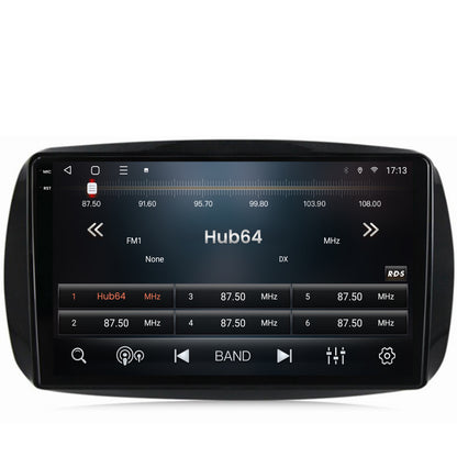 Navigatie 2K HUB64 Smart For Two (2016-Prezent), 8GB RAM, Android, Octacore, Slot Sim 4G, DSP, GPS, Wi-FI, Carplay, Android Auto, USB, Bluetooth, Waze, Touchscreen, 9.5 Inch